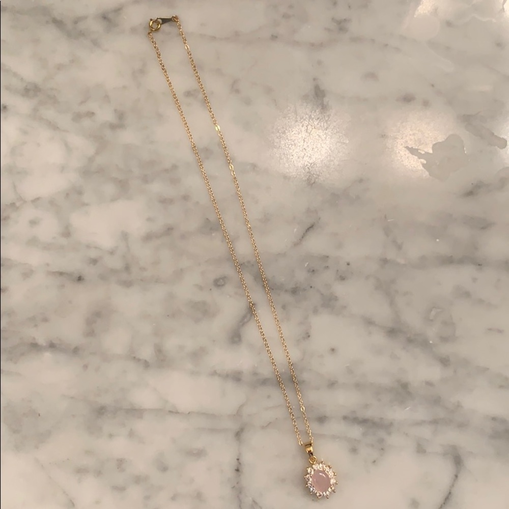Pink Pendant Necklace